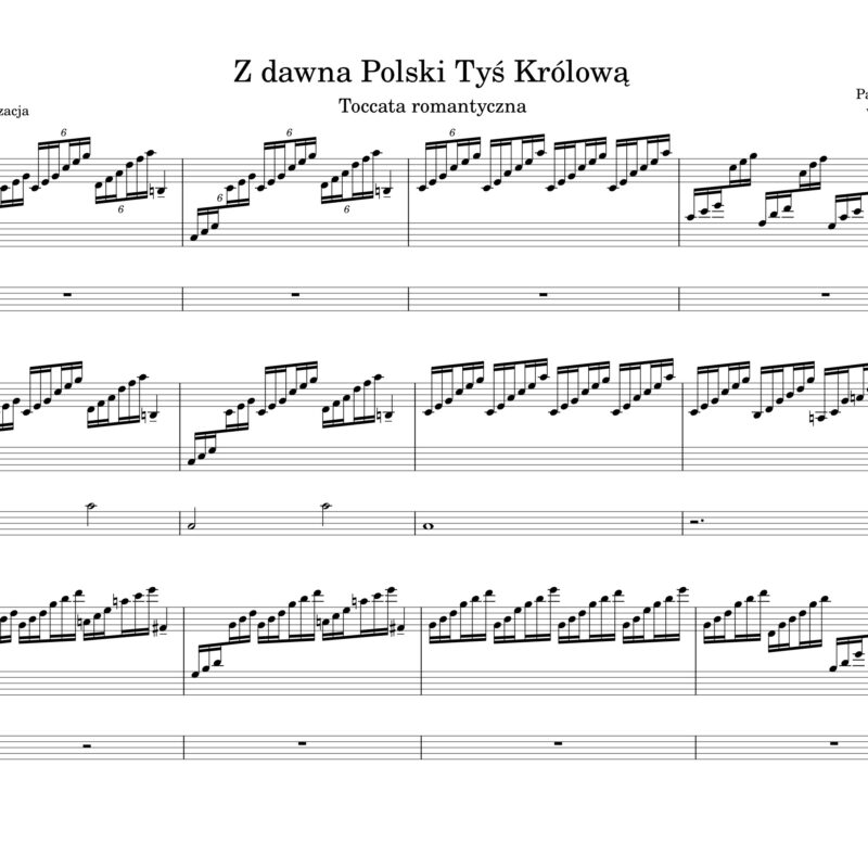 Toccata romantyczna "Z dawna Polski"
